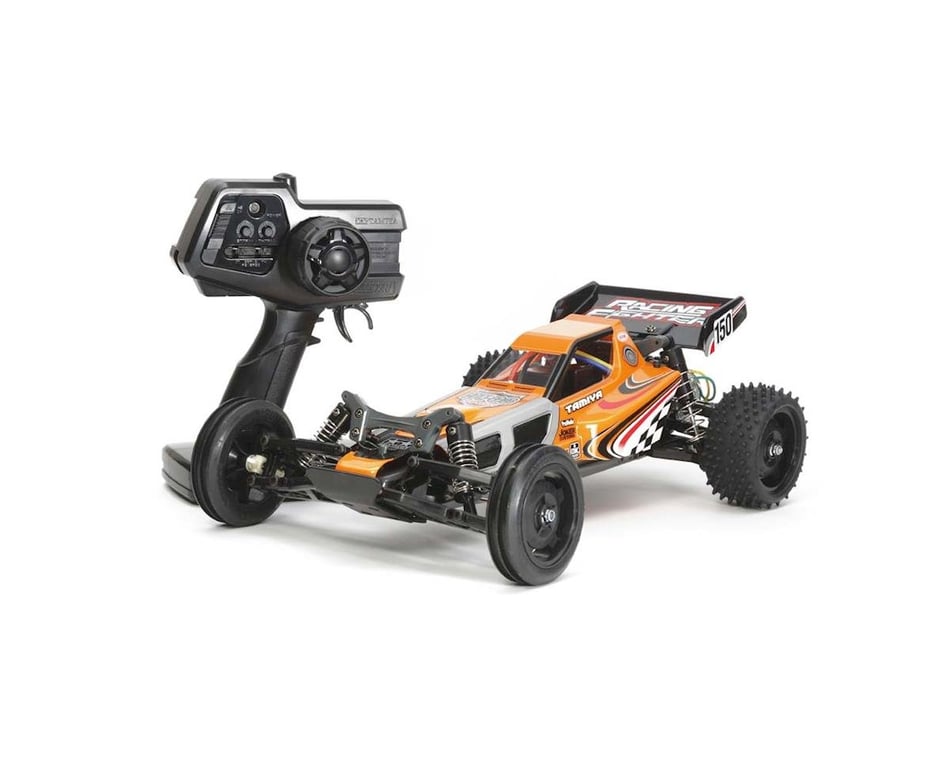 Tamiya XB Racing Fighter DT03 2WD RTR Off Road Buggy (Orange/Silver)  w/2.4GHZ Transmitter