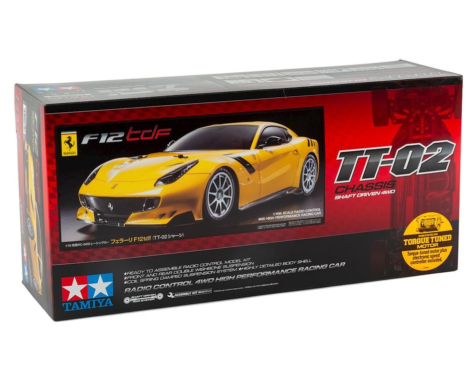 Tamiya Ferrari F12 TDF TT-02 1/10 4WD Electric Touring Car Kit