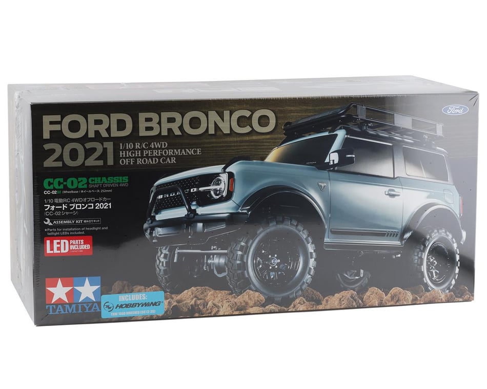 Tamiya 2021 Ford Bronco 1/10 4WD Scale Truck Kit (CC-02)