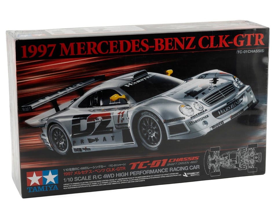 Tamiya 1997 Mercedes-Benz CLK-GTR 1/10 4WD Electric Touring Car Kit (TC-01)