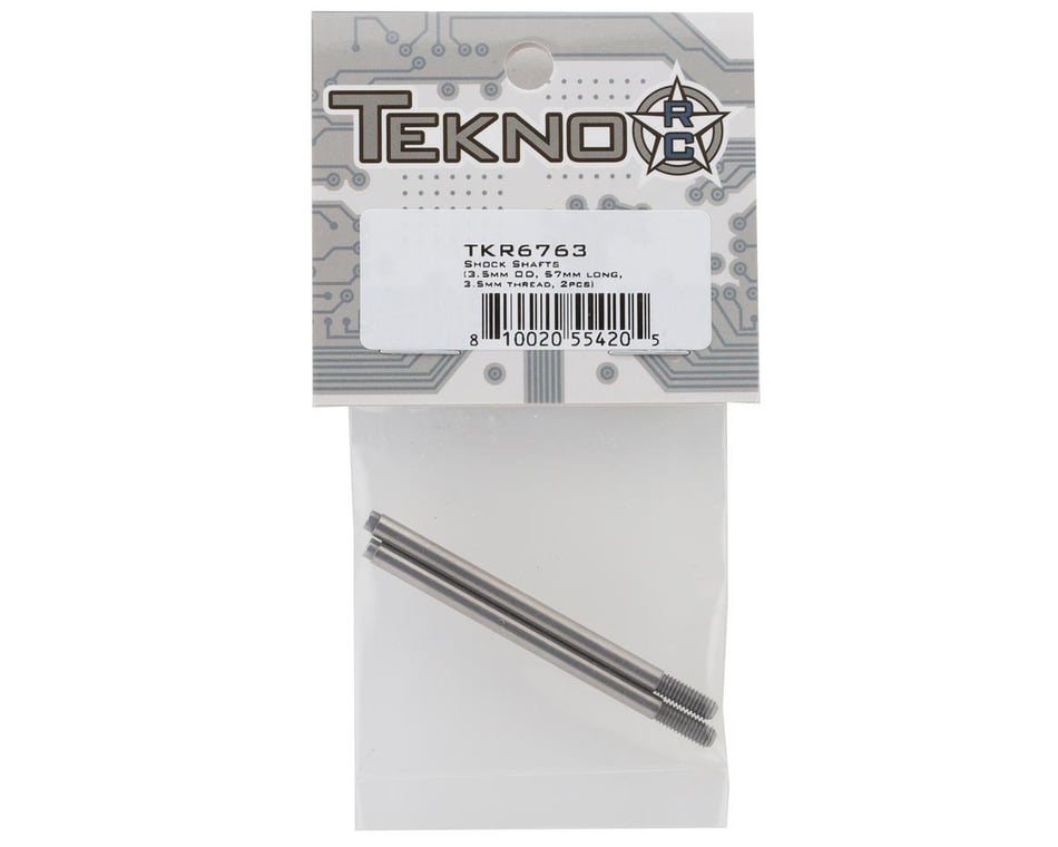 Tekno RC SCT410 2.0 57mm Rear Shock Shafts (2) [TKR6763] - AMain 