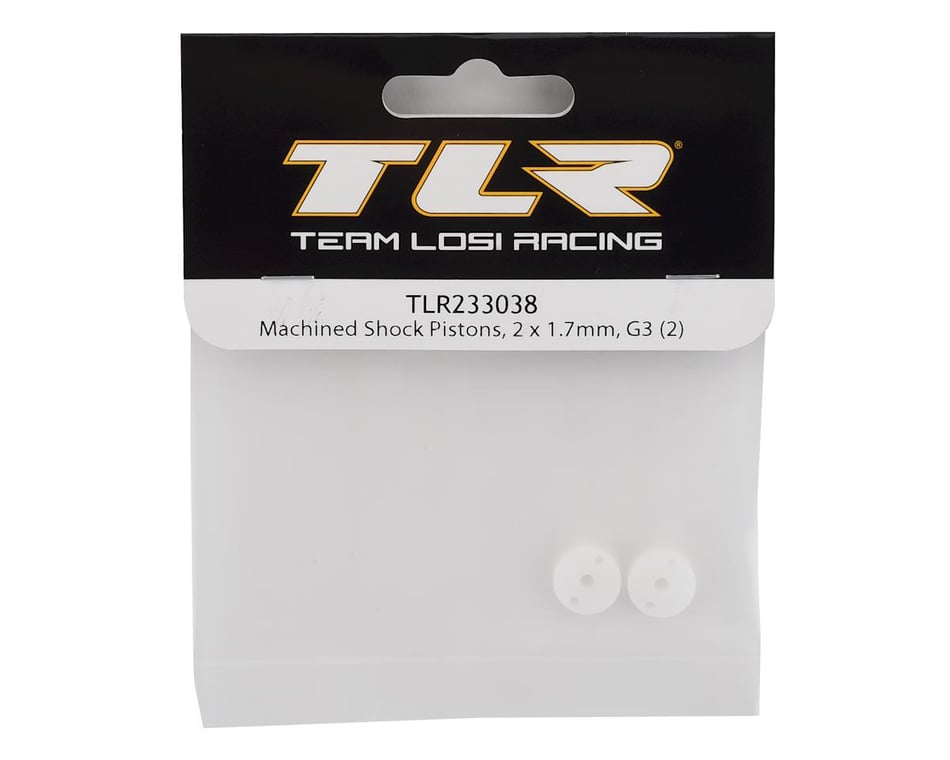 2x1.7 2 TLR233038 Team Losi Racing G3 Machined Shock Piston 