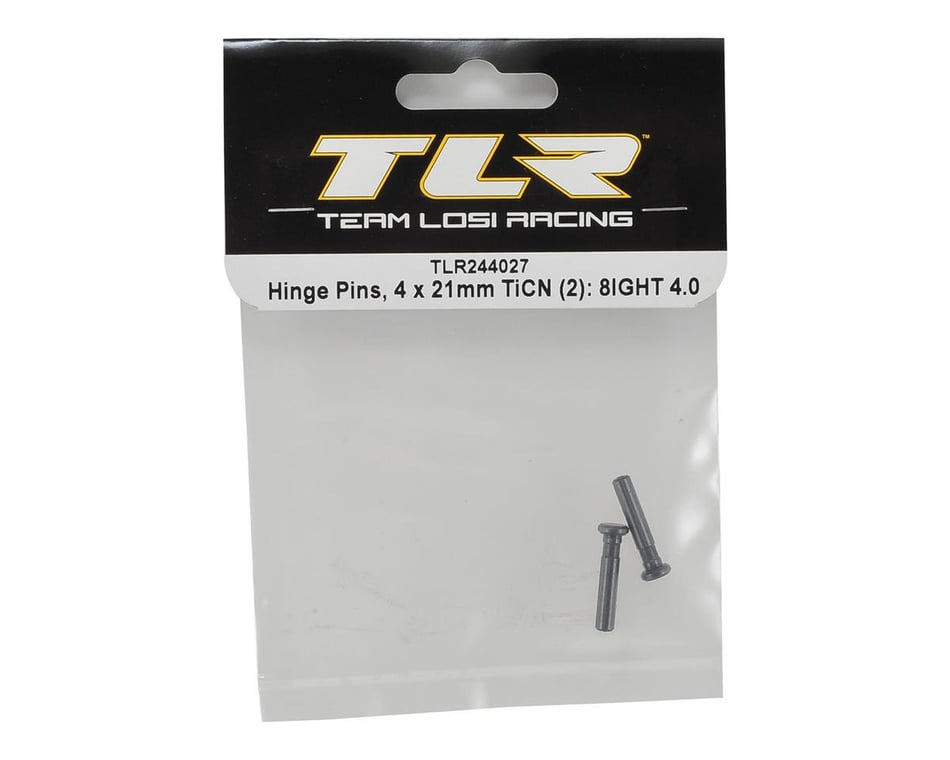 Perni Hinge Pin TLR244027 4 x 21mm TiCN per Losi 8ight 4.0-244027 