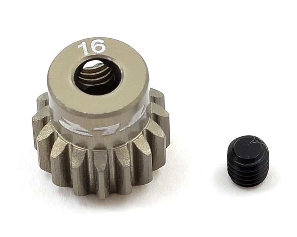 15T Titanium coated aluminium 48dp pinion gear for 1:10 RC  15 tooth 48 pitch.