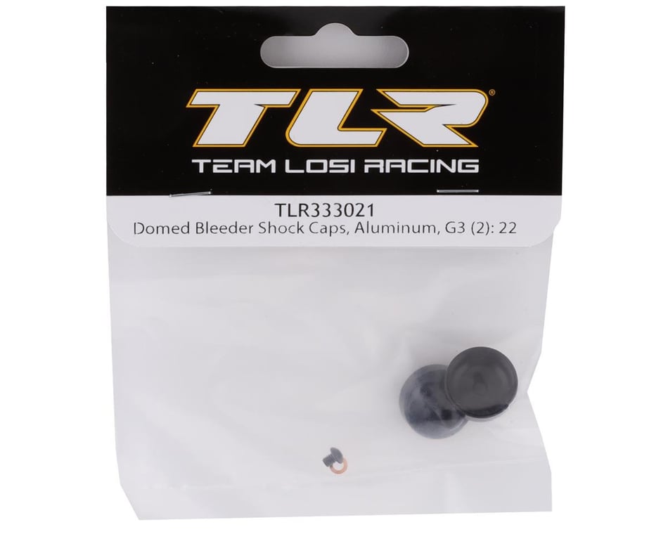 Team Losi Racing Bleeder Shock Caps Aluminum G3 TLR333003 2
