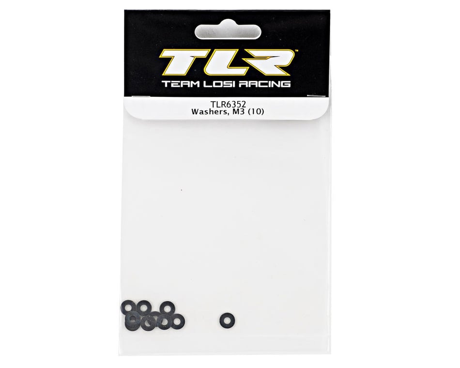 TLR6352 10 TEAM LOSI RACING Washers M3