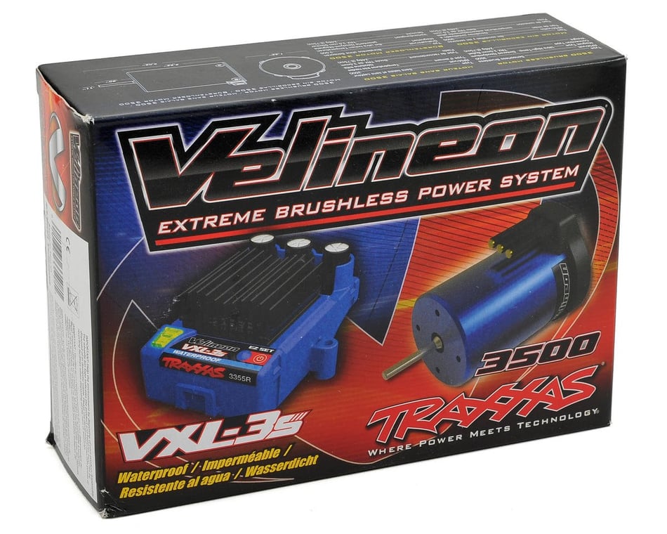 Traxxas VXL-3S Velineon Brushless Power System Combo (Waterproof)