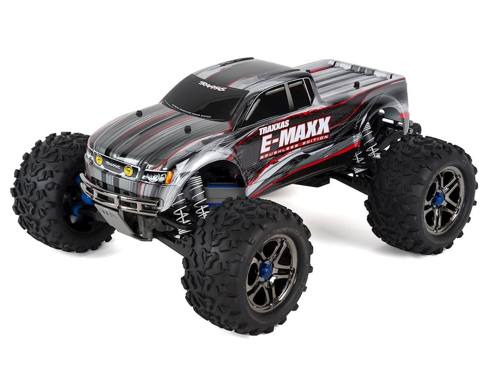 Traxxas E Maxx RTR Brushless 4WD Monster Truck Silver TRA39086 4 SLVR AMain Hobbies