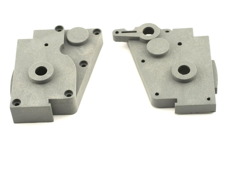 grey left & right Traxxas 4491A TRA4491A Gearbox halves 