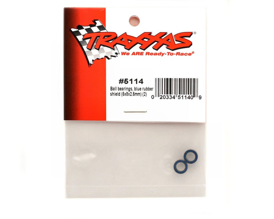 Traxxas Part 5114 Ball Bearings Blue Rubber for sale online
