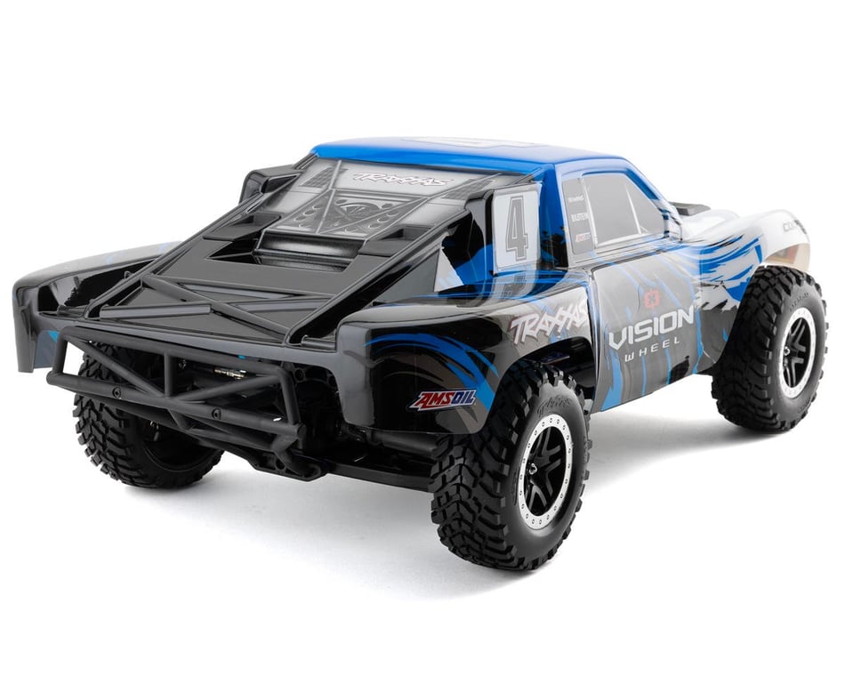 Traxxas Slash 4x4 VXL Brushless 1/10 4WD RTR Short Course Truck (Vision)  w/TSM & TQi 2.4GHz Radio