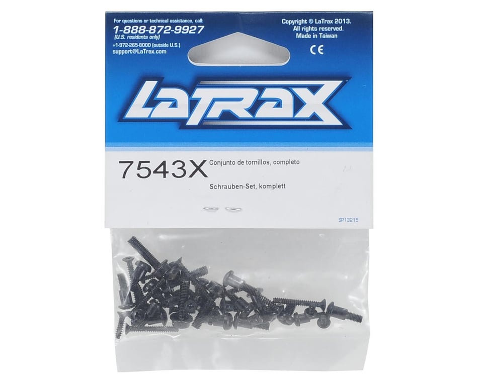 Traxxas LaTrax Rally Screw Set [TRA7543X] - AMain Hobbies