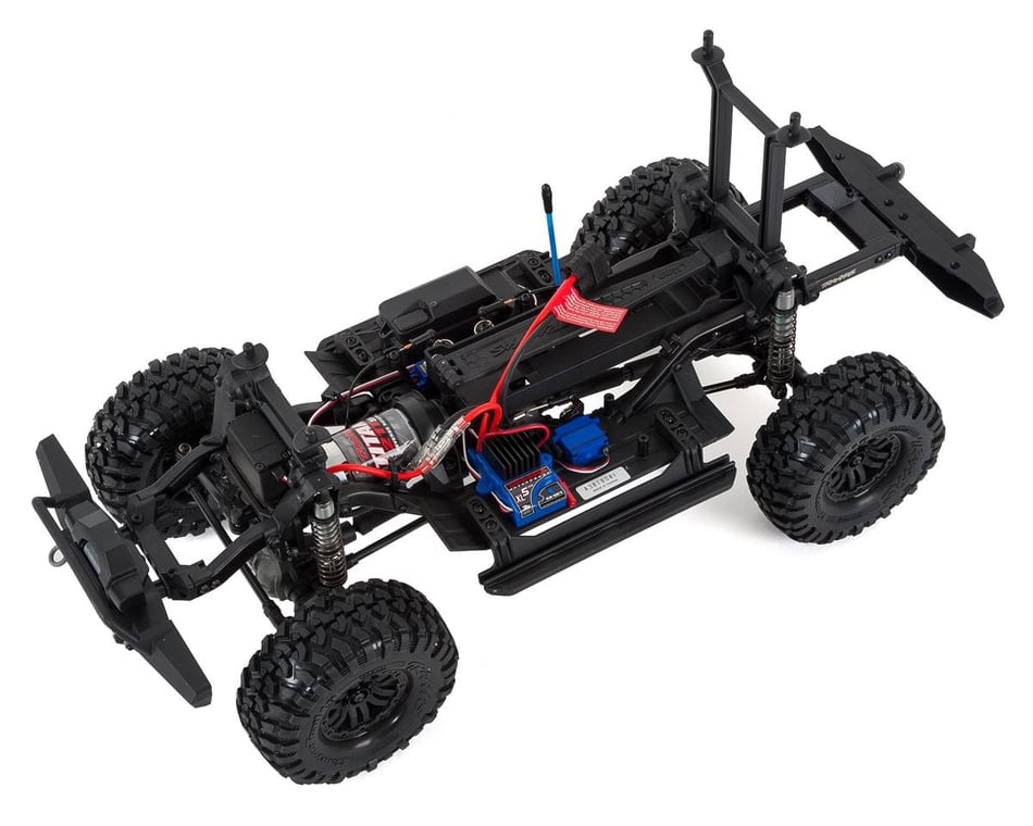 Traxxas TRX-4 1/10 Scale Trail Rock Crawler w/Land Rover Defender Body  (Red) w/XL-5 ESC & TQi 2.4GHz Radio