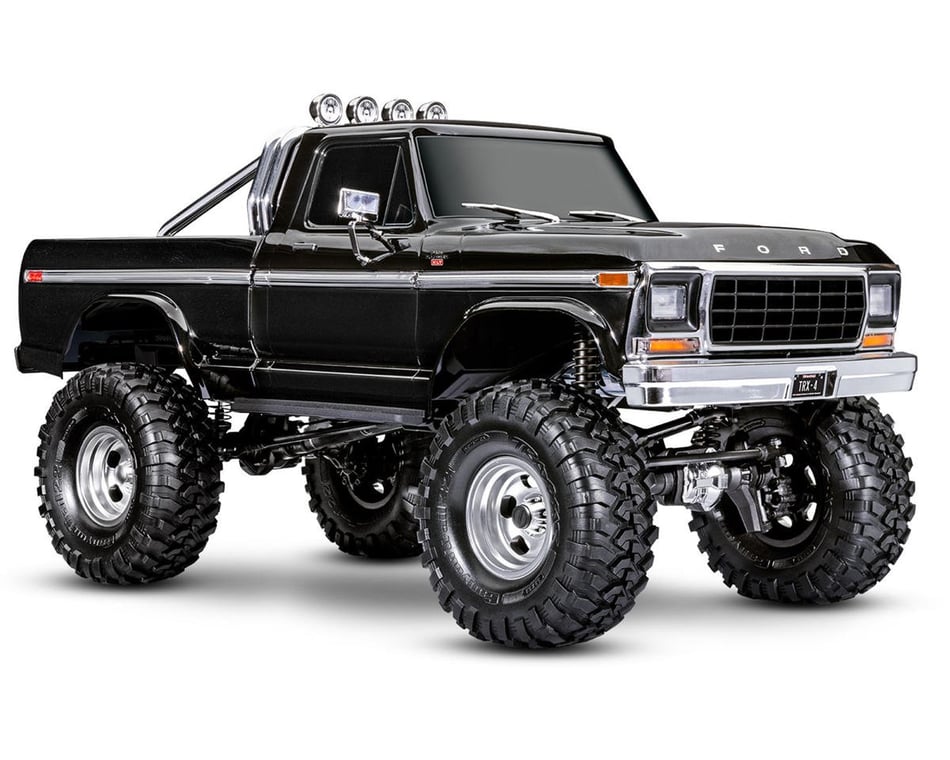 Traxxas TRX-4 1/10 High Trail Edition RC Crawler w/'79 Ford F-150 Ranger  XLT Body (Black) & TQi 2.4GHz Radio