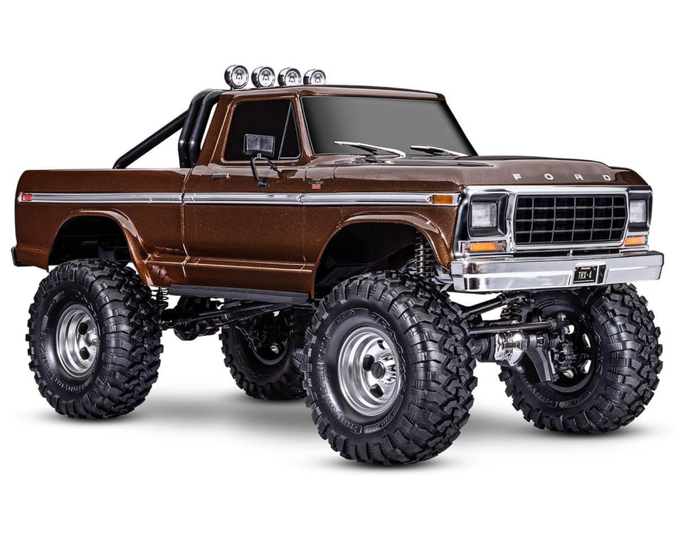 Traxxas TRX-4 1/10 High Trail Edition RC Crawler w/'79 Ford F-150 Ranger  XLT [TRA92046-4-BRWN] - AMain Hobbies