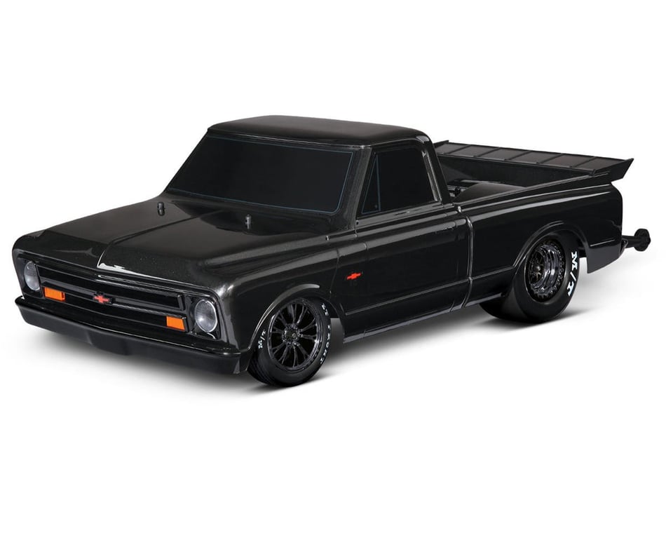 Traxxas Drag Slash HD 1967 Chevrolet C10 1 10 2WD RTR No Prep Truck Black w TQi 2.4GHz Radio TSM