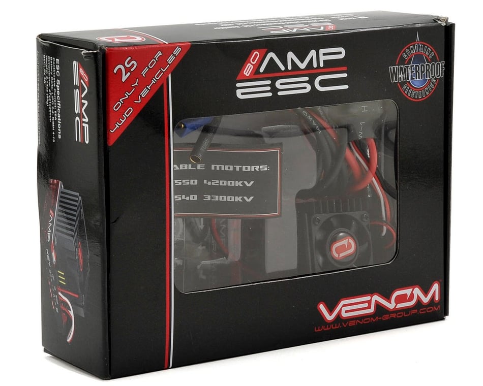 Venom Power 80A Waterproof Sensorless Brushless ESC