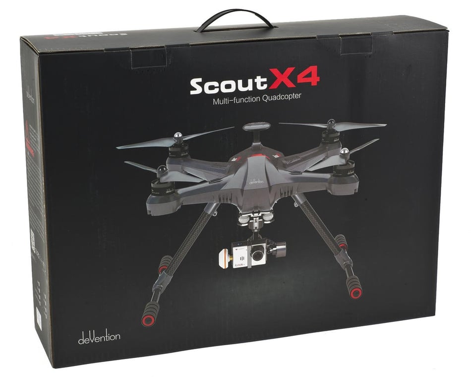 Walkera Scout X4 RTF2 FPV Quadcopter Drone w/F12E, G3D, iLook+, Battery &  Charger