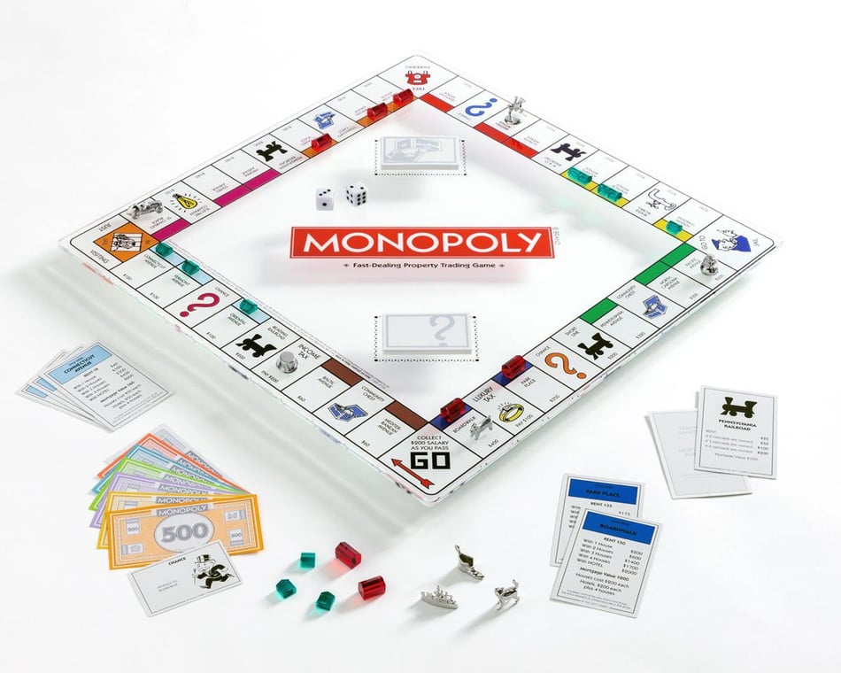 MONOPOLY sale Glass Edition Deluxe Board Game