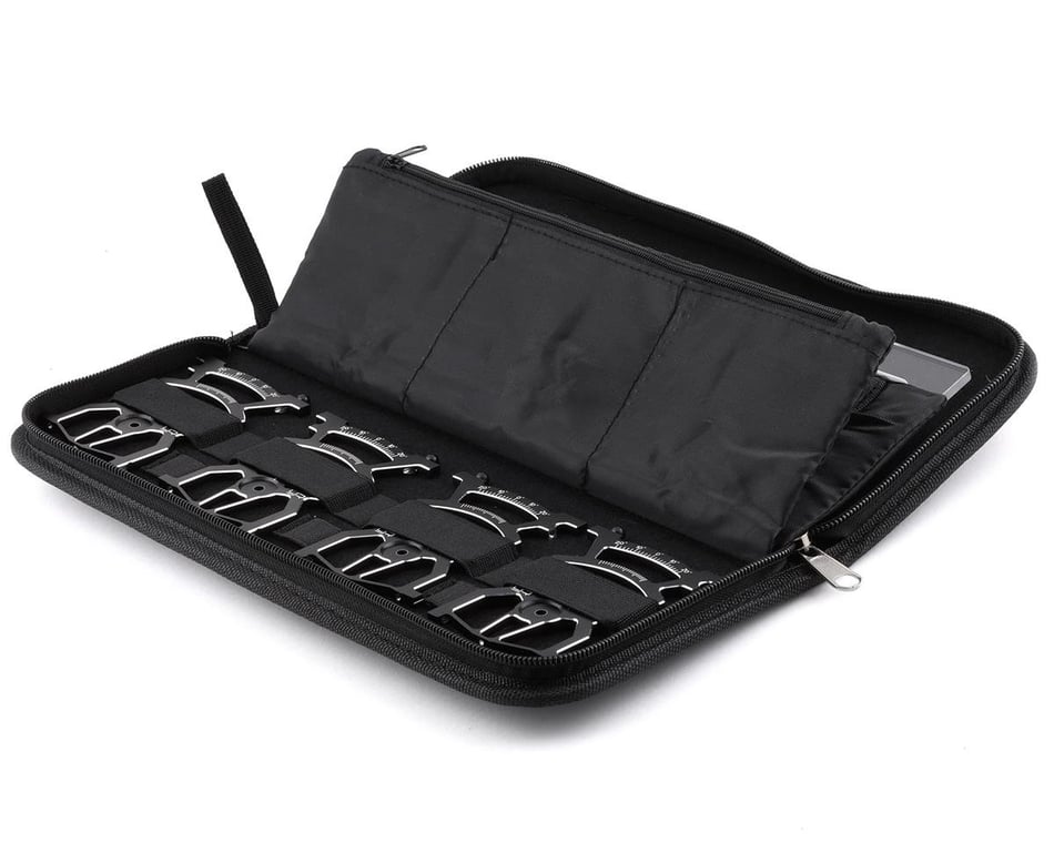 Yeah Racing Aluminum Parts Tray 14.5 X 9.5 X 0.9 cm Black