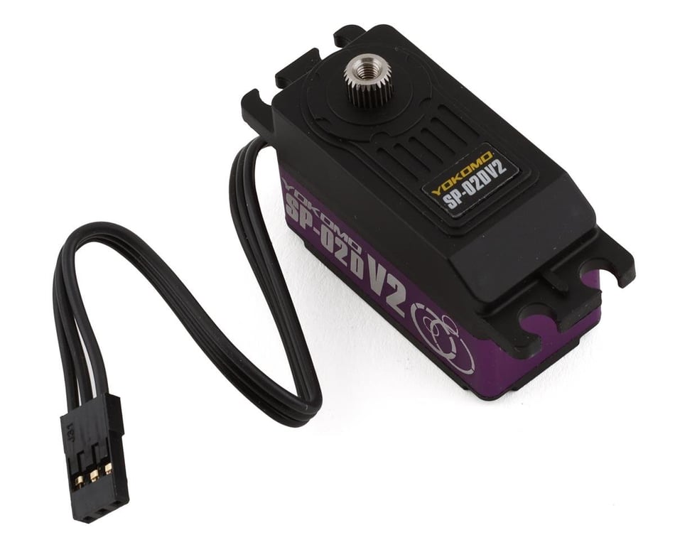 Yokomo SP-02D V2 RWD Digital Low Profile Drift Servo (Purple)