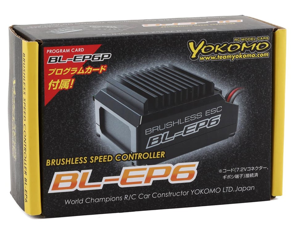 Yokomo BL-EP6 Racing Brushless Sensored/Sensorless ESC Speed Controller  [YOKBL-EP6A] AMain Hobbies