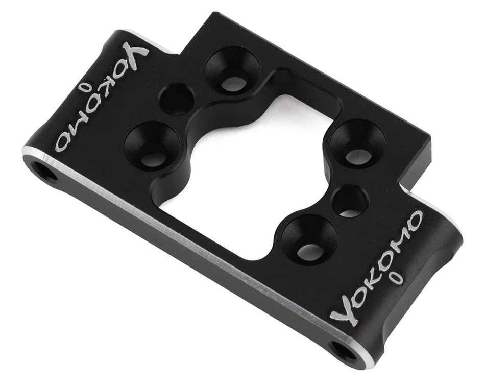 Yokomo YZ-2 DTM 3.1 Aluminum Front Lower Suspension Mount (Black)