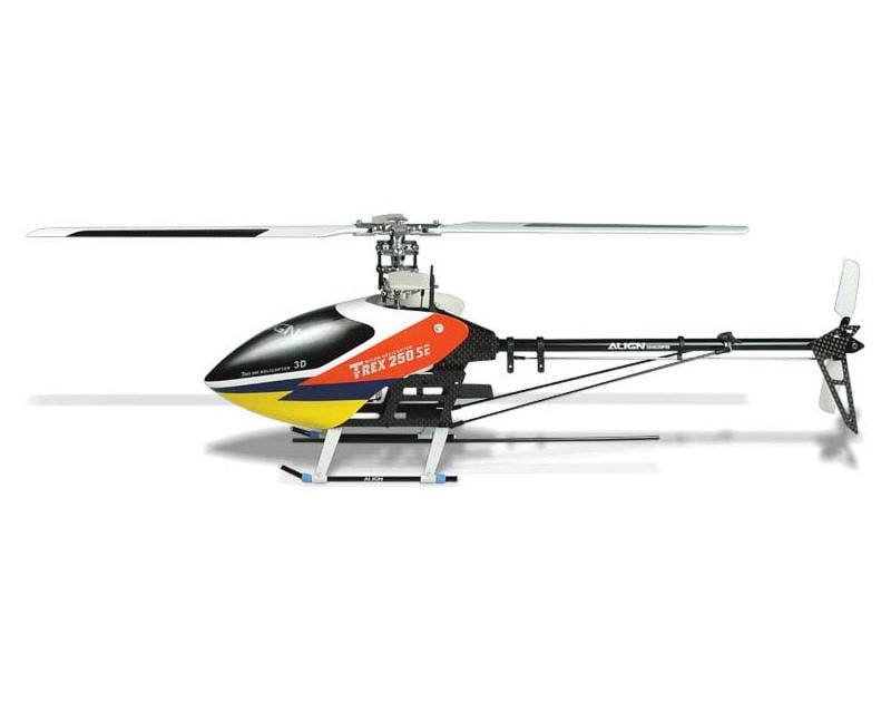 Align T-Rex 250 SE Electric Micro Helicopter Super Combo (w/Gyro u0026 4 Servos)