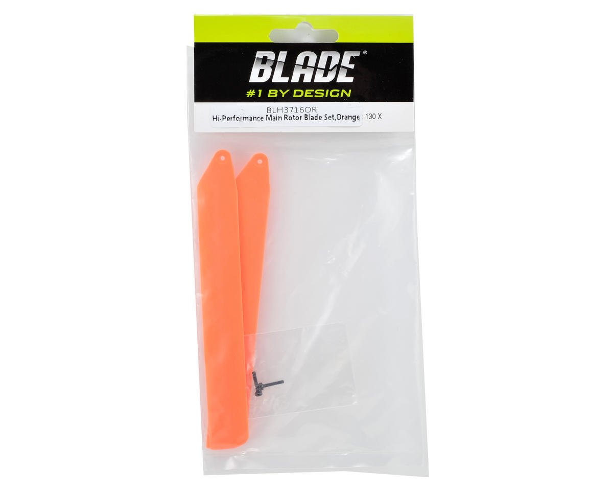 Blade Hi-Performance Main Rotor Blade Set (Orange) (130 X)