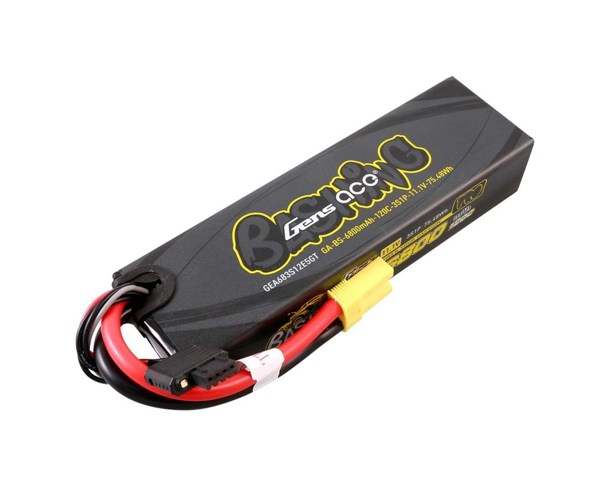 Gens Ace G-Tech Smart 3S Bashing Series Hardcase LiPo Battery 120C  (11.1V/6800mAh) w/EC5 Connector