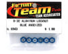 Image 2 for Team Associated 8/32 Aluminum Locknut (Blue Anodized) (6)