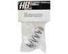Image 2 for HB Racing 68mm Big Bore Shock Spring (Yellow) (2) (73.8gF)