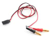 Image 1 for ProTek RC Receiver Charge Lead (Futaba Female to 4mm Banana Plugs)