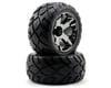Image 1 for Traxxas Anaconda Tires w/All-Star Front Wheels (2) (Black Chrome) (Standard)
