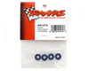 Image 2 for Traxxas Nuts, 5mm flanged nylon locking (aluminum, blue-anodized) (4)