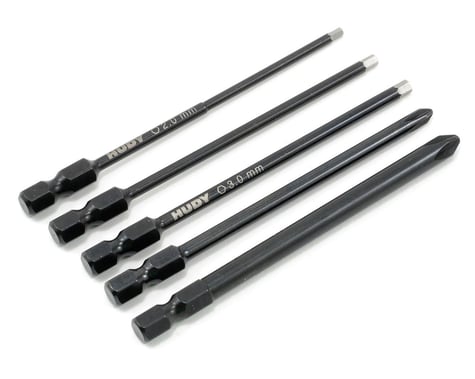 Hudy Power Tool Tip Set (2.0, 2.5, 3.00mm + 4.0, 5.8 Phillips)