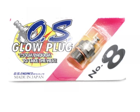 O.S. No.8 Short Body Standard Glow Plug "Medium"