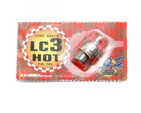 O.S. LC3 Long Reach T-Maxx Standard Glow Plug "Hot"
