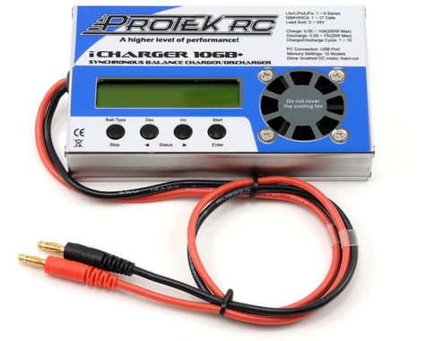 ProTek RC iCharger 106B+ Lilo/LiPo/Life/NiMH/NiCD DC Battery Charger (6S/10A/250W)