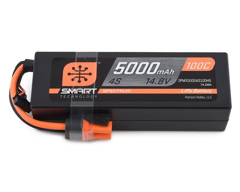Spektrum RC 4S Smart LiPo Hard Case 100C Battery Pack w/IC5 Connector