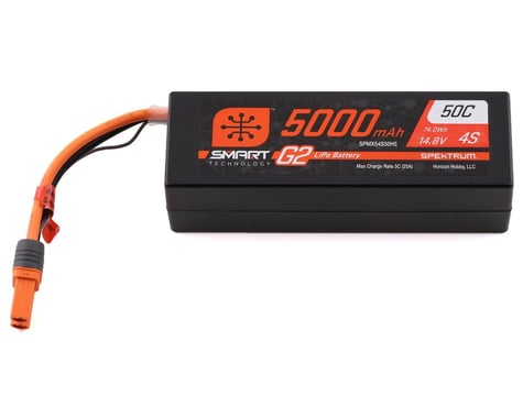 Spektrum RC 4S Smart G2 LiPo 50C Battery Pack (14.8V/5000mAh)