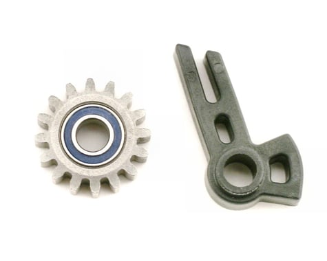 Traxxas Revo Gear, idler/ idler gear support/ bearing (pressed in)
