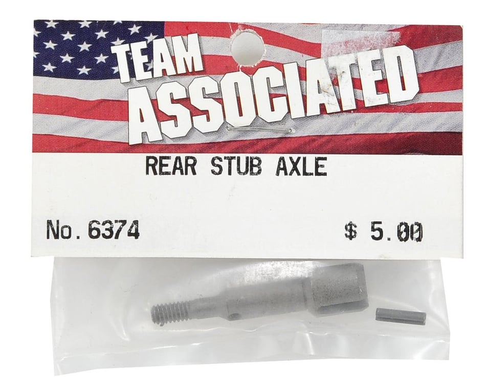 Rear Stub Axle W/Pin RC10 T2 T3 ASC6374 