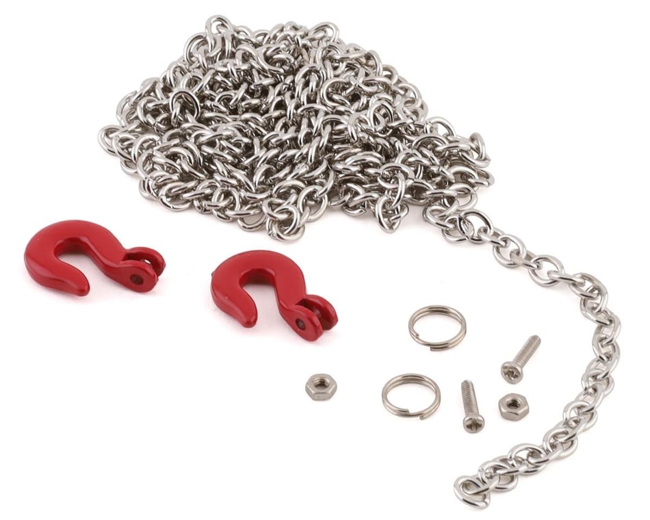 Racers Edge 1/10 Scaler Tow Hooks and Chain Set