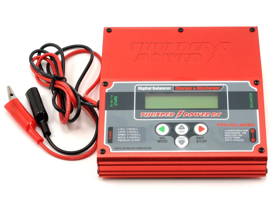 Thunder Power RC 10a Multi Chemistry Lipo NiMH Charger Tp-610c for sale online