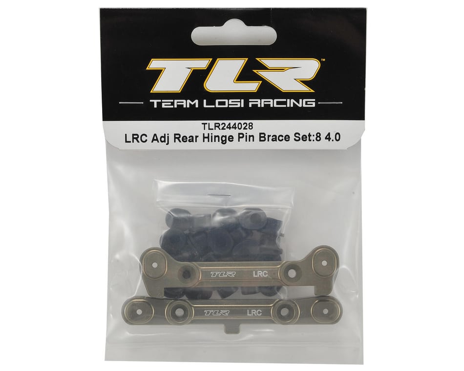 TLR244028-8IGHT 4.0 LRC HINGE PIN SET CALES ARRIERE REGLABLES LRC 8IGHT 4.0