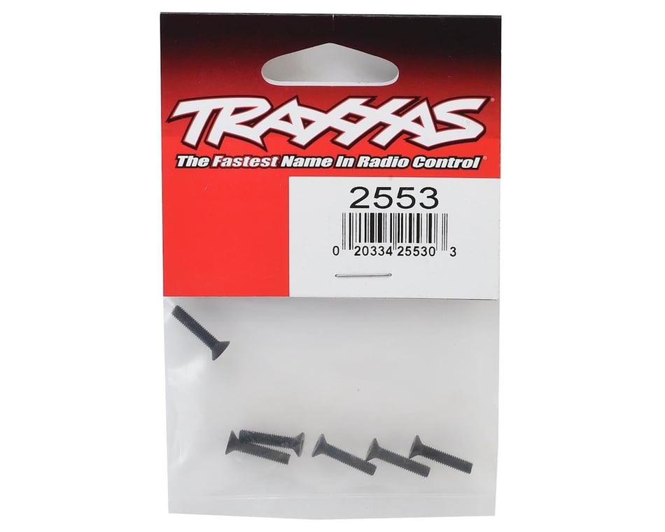 Traxxas 2553 3x15mm 6 Countersunk Machine Screws