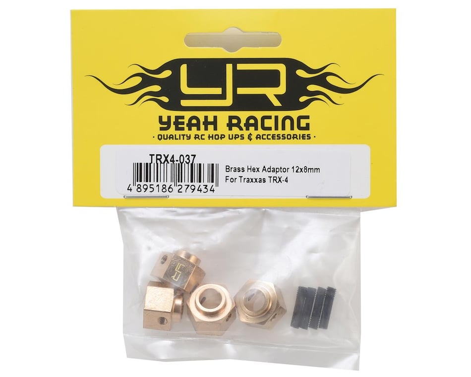 Details about  / Brass Hex Wheel Hub Counterweight Adapter For Traxxas TRX-4 SCX10 III RC Crawler