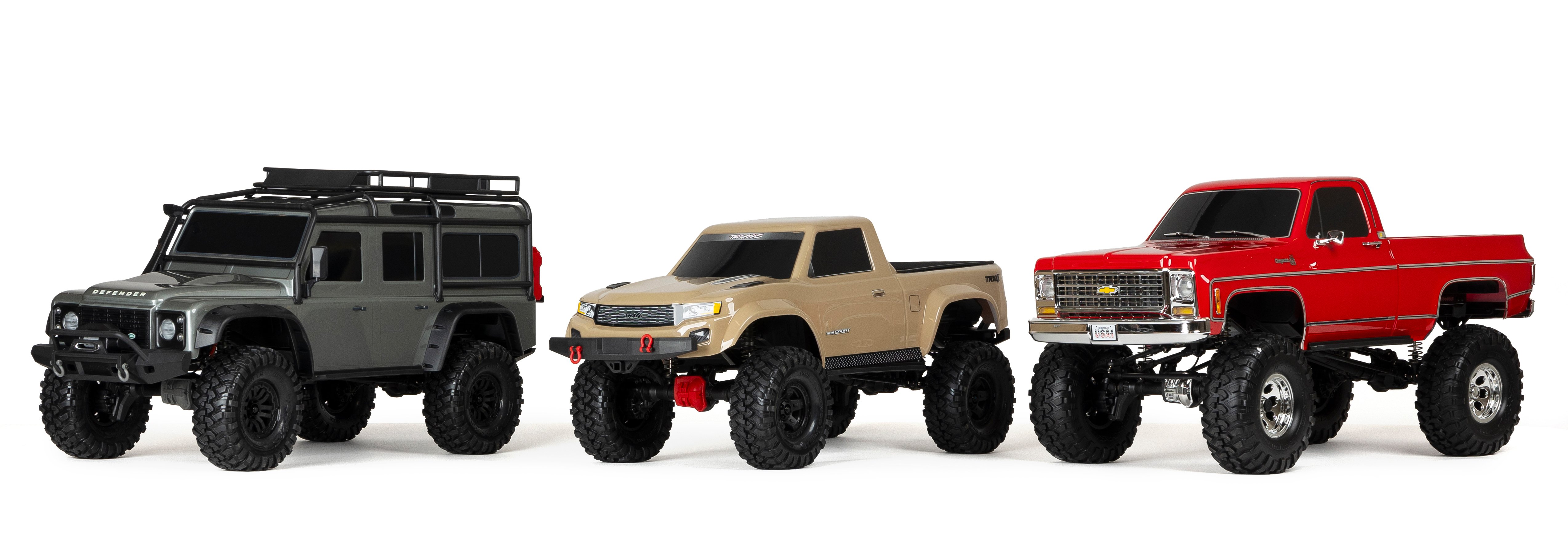 Traxxas TRX-4, TRX-4 High Trail, and TRX-4 Sport