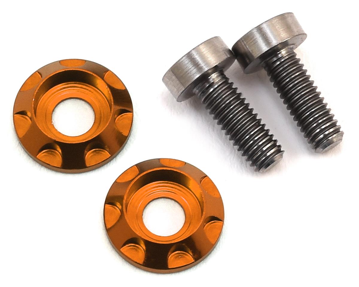 175RC 3x8mm Titanium 'High Load' Motor Screws (Orange)